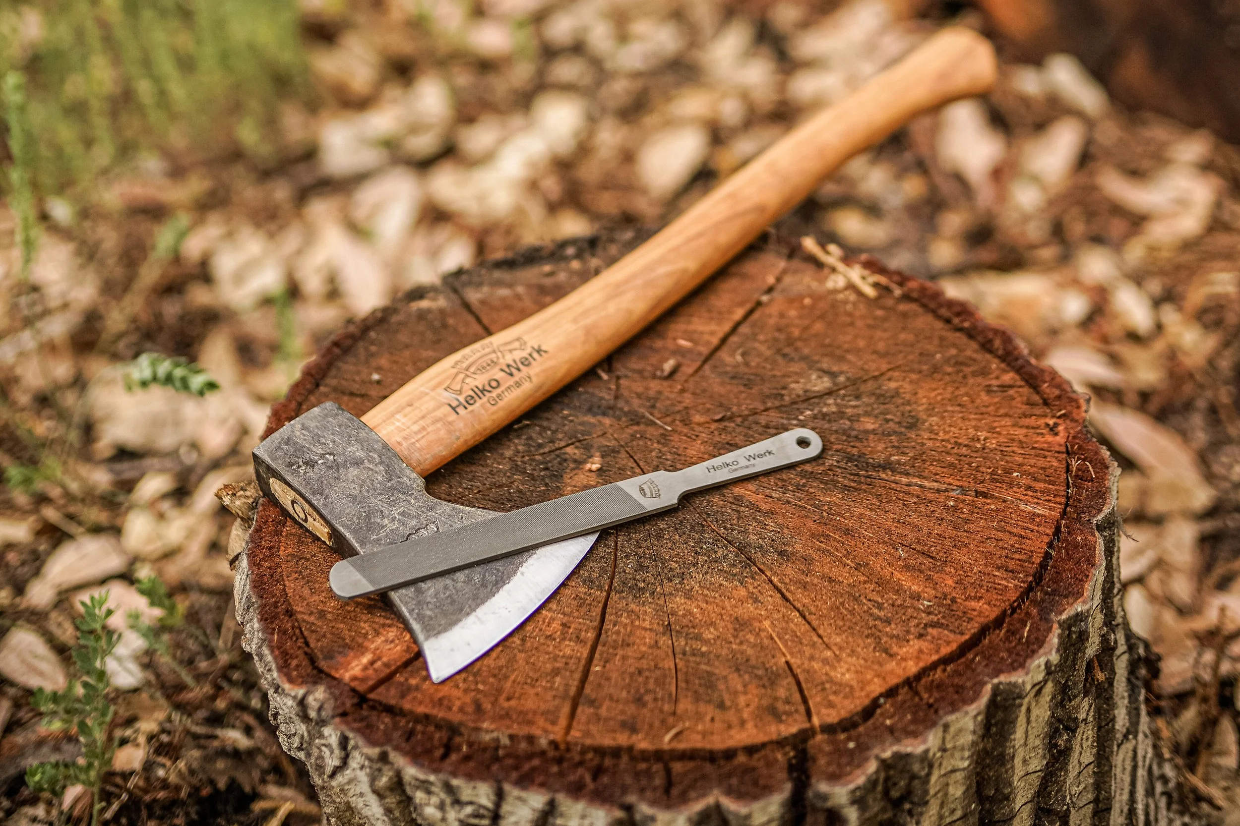 Dual-Sided Axe Sharpening File – Fine & Coarse Grit — Helko North